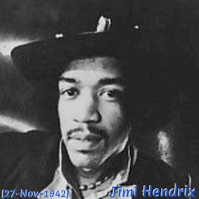 Jimi Hendrix birthday